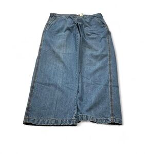 Covington Y2K Baggy Blue Flare & Wide Leg Jeans